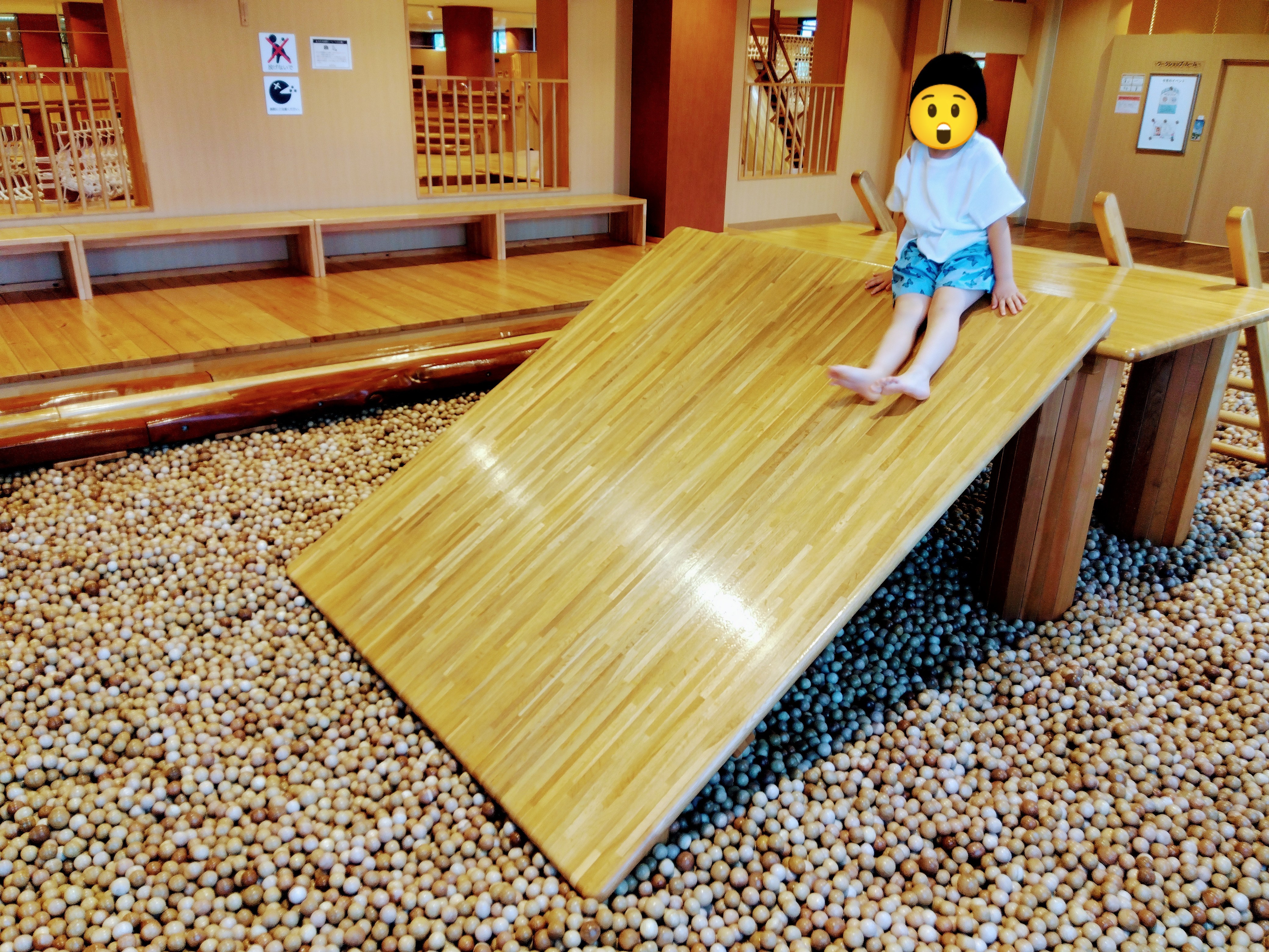 【錦ケ丘】感性の森レビュー|木のあたたかさを体で感じる屋内遊び場