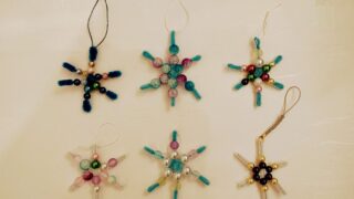 冬のおうち時間に｜百均材料で作る雪の結晶工作【親子で楽しめた一日】