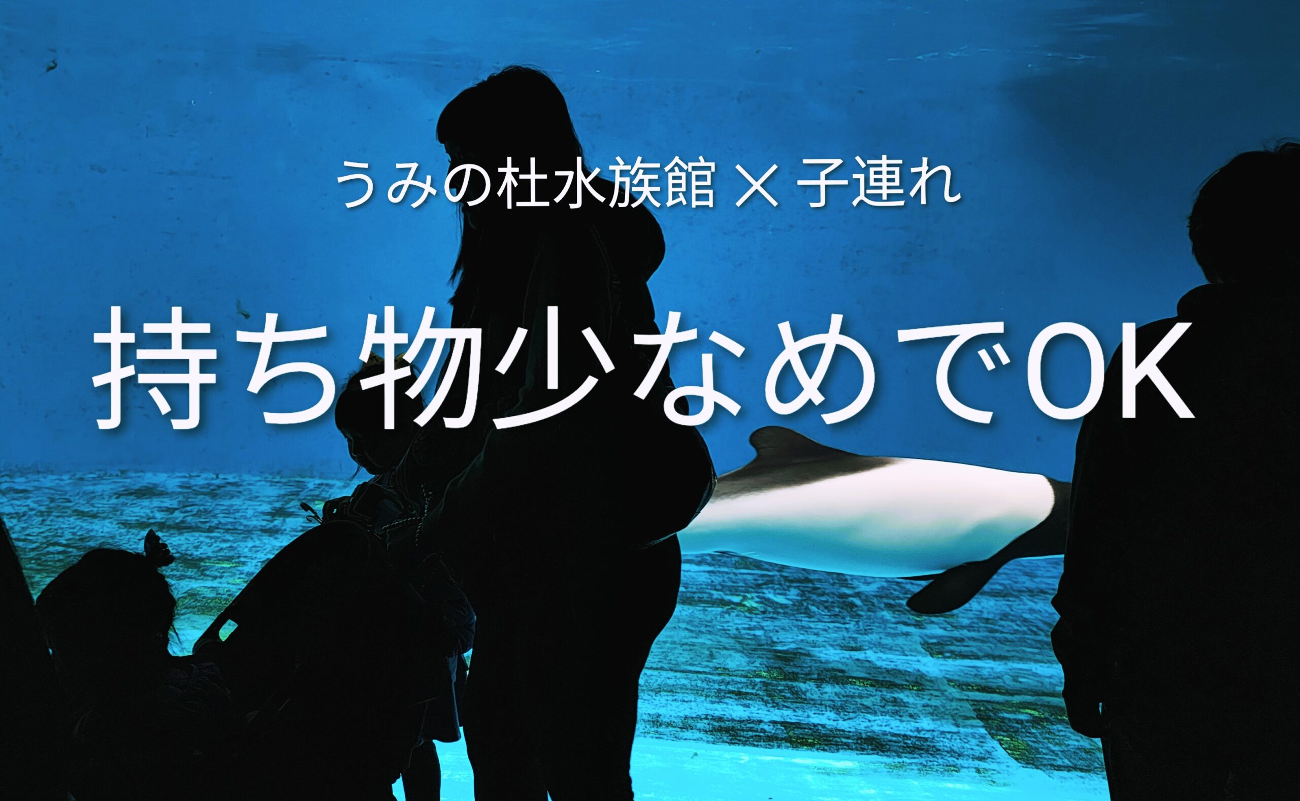 仙台うみの杜水族館子連れの持ち物リスト|年齢別&コンパクトだからラクに楽しめる