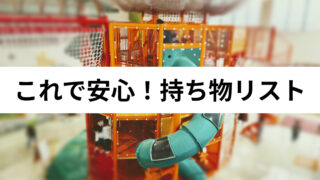 【保存版】こじゅうろうキッズランドの持ち物リスト|小学生&赤ちゃん連れで行ったリアル